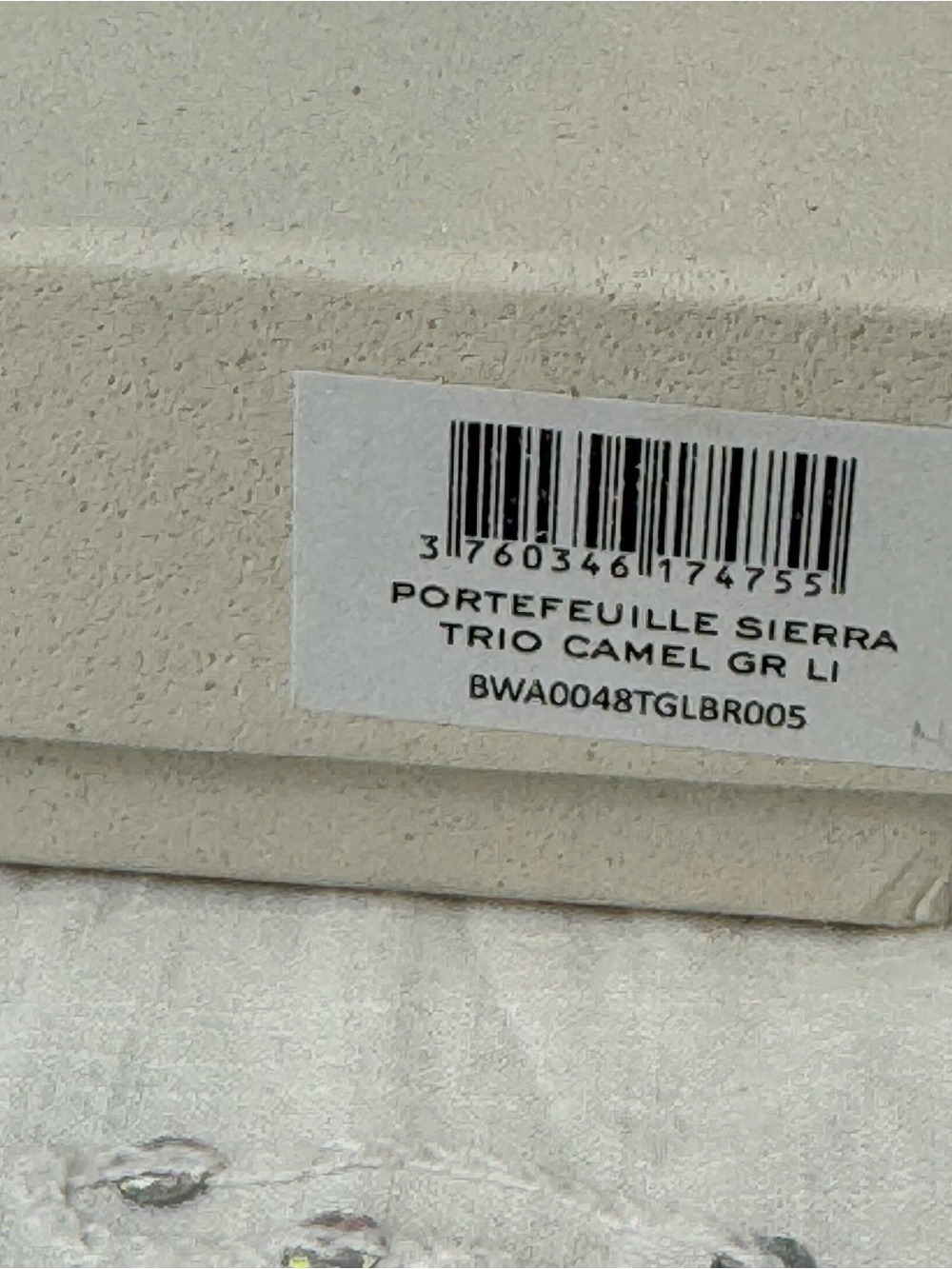 Polène Sierra Trio Camel Leather Continental Wallet NIB Made in Spain - Picture 4 of 4